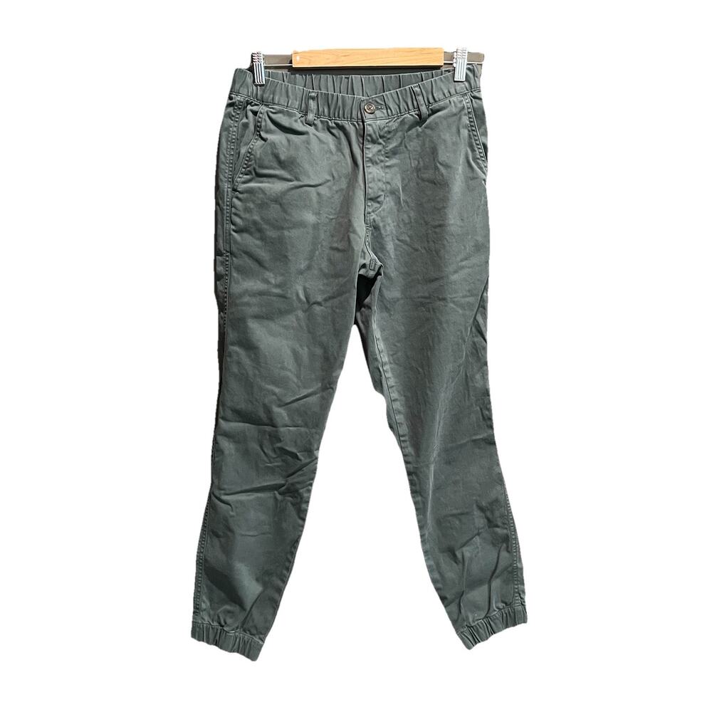 Bearbottom Green Elastic Waist Men's Chino‎ Pants Size M Reg
